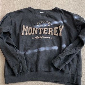 Girls Monterey California Crewneck Sweatshirt